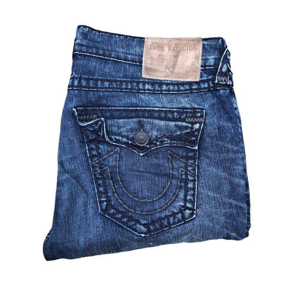 True Religion Jeans Size 38 GENO RELAXED SLIM Blue